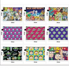 Rick and Morty anime A4 file folder documents bag