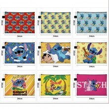 Stitch anime A4 file folder documents bag