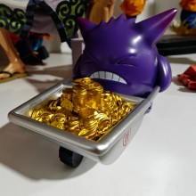 Pokemon Gengar move brick and gold anime figure