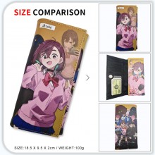 Dandadan anime long wallets card holder purse