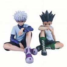 Hunter x Hunter Killua Zoldyck GON FREECSS sitting anime figure