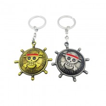 One Piece anime movable alloy key chain keychains