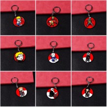 Naruto anime movable alloy key chain keychains