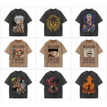 One Piece anime 250g direct injection cotton t-shi...