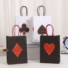 Creative Poker playing cards paper goods bag gifts bags(price for 24pcs)