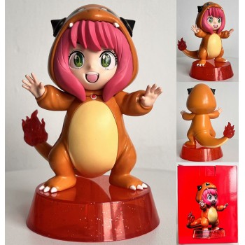 SPY x FAMILY Anya Forger cos Charmander anime figure