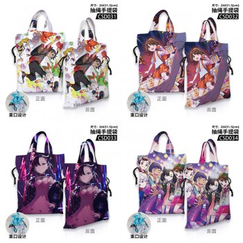 Pokemon anime drawstring handbag tote bag