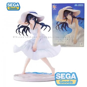 Original SEGA Luminasta Sakurajima Mai Summer Dress anime Figure
