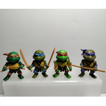 4pcs/set Teenage Mutant Ninja Turtles anime figures(OPP bag)