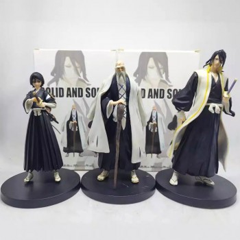 Bleach Kuchiki Rukia Byakuya Yamamoto Genryuusai Shigekuni anime figure