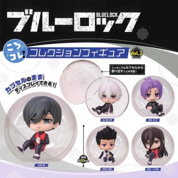 5pcs/set Blue Lock sitting anime figures