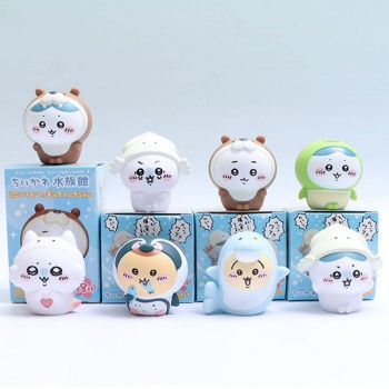 Chiikawa Aquarium Series anime figures set(8pcs a set)