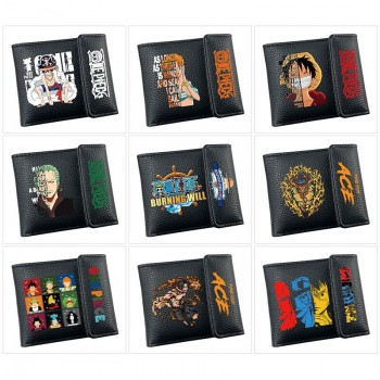 One Piece anime snap wallet buckle purse