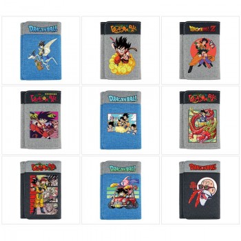 Dragon Ball anime Three Fold Button Wallet Purse