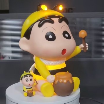 1:1 Crayon Shin-Chan cos bee anime large figure 35cm(can lightable)