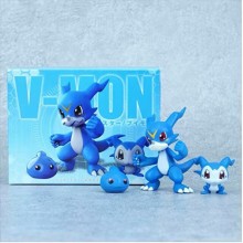 3pcs/set Digital monster Digimon Adventure V-mon a...