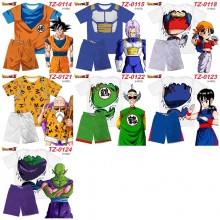 Dragon Ball anime ant wrinkled fabric short t-shir...