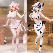 Milk Girls Sakura Black and White Anime Figure 