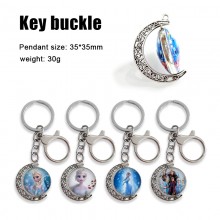 Frozen Elsa Anna anime Two-sided Rotatable Round C...