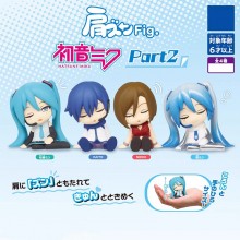 4Pcs/Set Hatsune Miku Shoulder on Shoulder Series Anime Figures