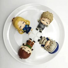 4pcs/set Delicious in Dungeon eat full anime figures(OPP bag)