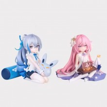 Honkai Impact 3rd Elysia Bronya Zaychik sitting anime figure(OPP bag)