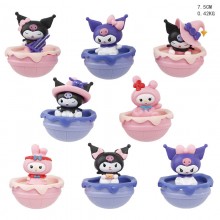 8pcs/set Sanrio Melody kitty Cinnamoroll Kuromi tu...