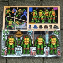 NECA Teenage Mutant Ninja Turtles anime figures(4pcs a set)