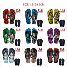 Attack on Titan anime flip flops shoes slippers a ...