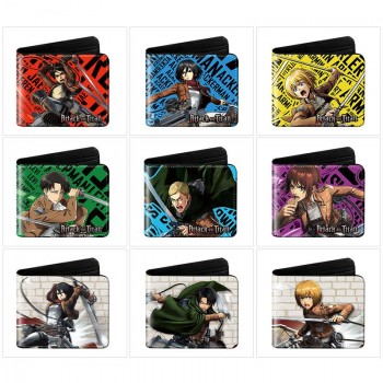 Attack on Titan anime wallet purse