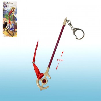 Frieren Beyond Journey's End anime alloy mini weapon sword key chains 13cm