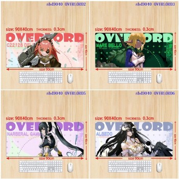 Overlord anime big mouse pad mat 90/80/70/60cm