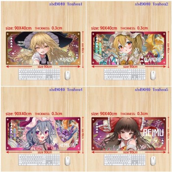 Touhou Project anime big mouse pad mat 90/80/70/60cm