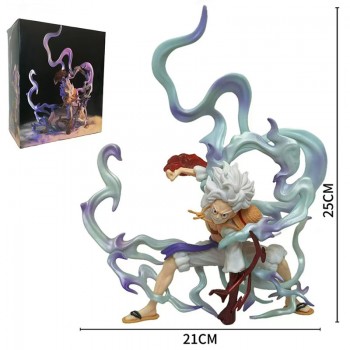 One Piece Luffy Nika Sun God Gear 5 anime figure