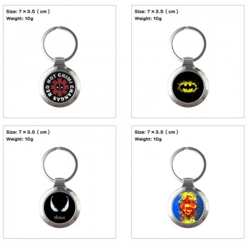 Super Hero Iron Spider-man Super Man Batman keyring key chains