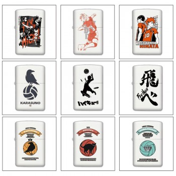 Haikyuu anime Single-sided Zippo Oil Lighter