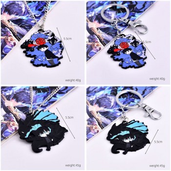 Solo Leveling anime alloy key chains necklaces