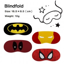 Super Hero Iron Spider Super Man Batman Sleep Eyeshade Eye Patch Masks