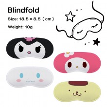 Sanrio Melody kitty Cinnamoroll Kuromi Sleep Eyeshade Eye Patch Masks
