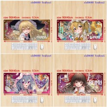 Touhou Project anime big mouse pad mat 90/80/70/60...