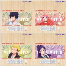 Witch Watch anime big mouse pad mat 90/80/70/60cm
