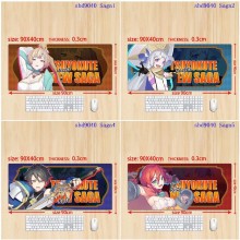 New Saga anime big mouse pad mat 90/80/70/60cm