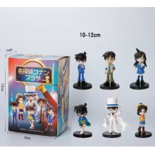 6Pcs/set Detective Conan anime figures