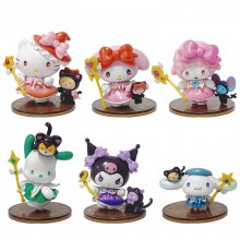 6pcs/set Sanrio Melody kitty Cinnamoroll Kuromi Ma...