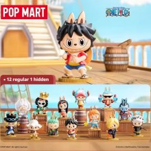 Original Pop Mart Labubu cos One Piece Luffy Chopp...