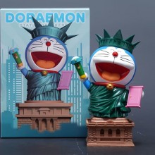 Doraemon cos Statue of liberty anime figure
