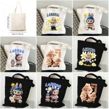Labubu anime canvas handbag shoulder bag