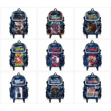 Chainsaw Man anime canvas camouflage backpack bag