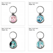 Hatsune Miku anime keyring key chains