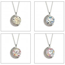 Chiikawa anime Two-sided Rotatable Round Crystal N...